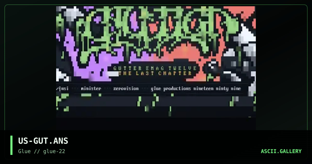 Gutter, by zerovision, 1999