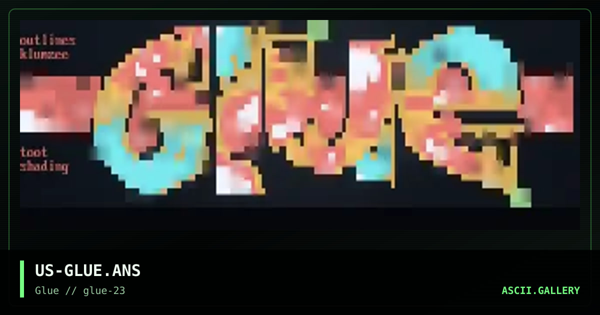 glue, by klumzee, toot, 1999