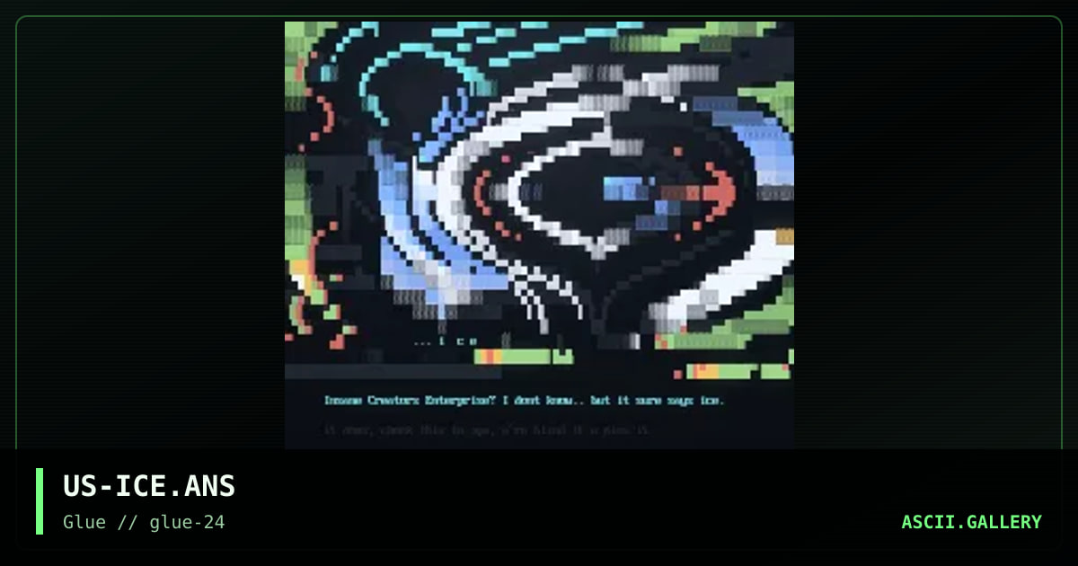 ice logo, by rzicus, spear, 1999