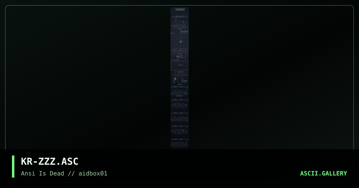 ascii cluster, by krash, 2000
