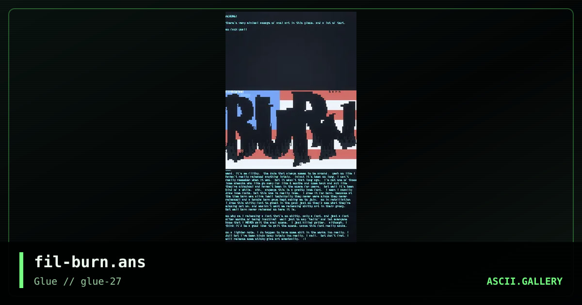 fil-burn.ans, by filth, 1999