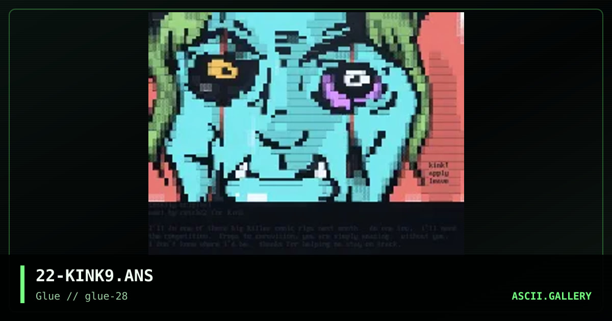 kink bbs thingy, by catch 22, 1999