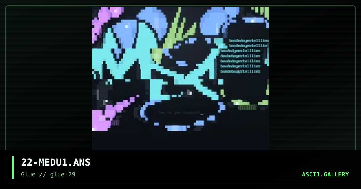 medusa bbs screen, by catch 22, 2000