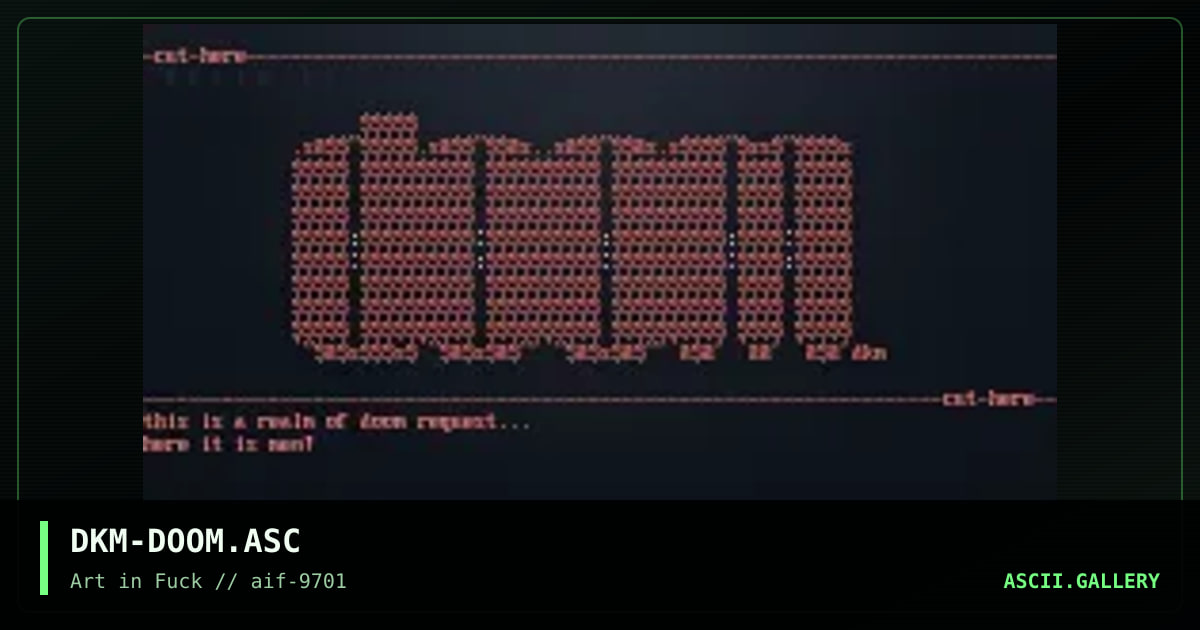 rod request, by dark murder, 1997