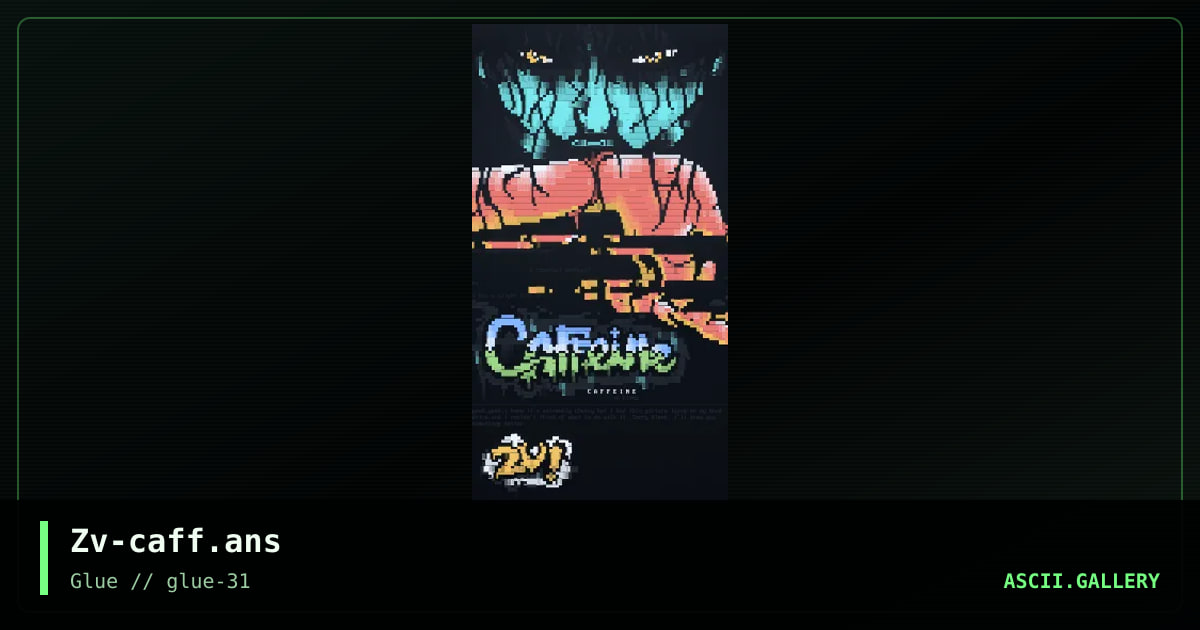 caffeine, by zerovision, 2000