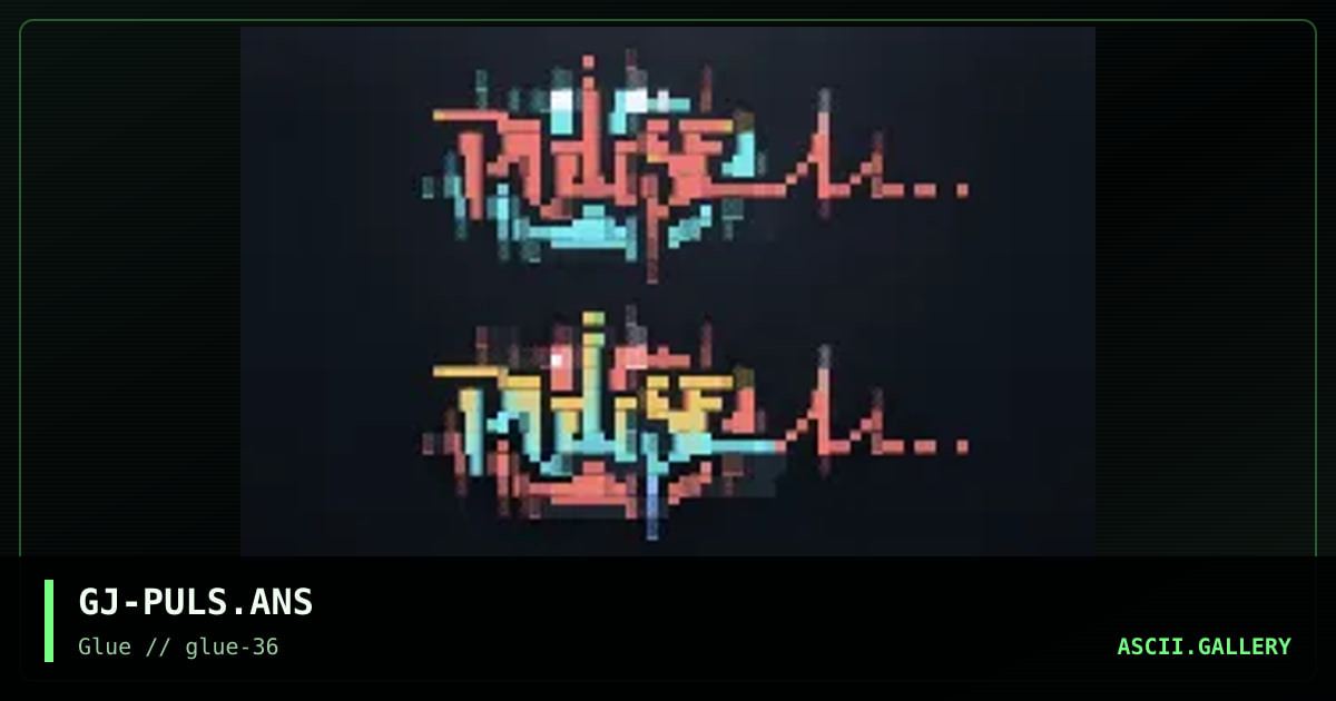 pulse BBS - logo #2, by grymmjack, 2001