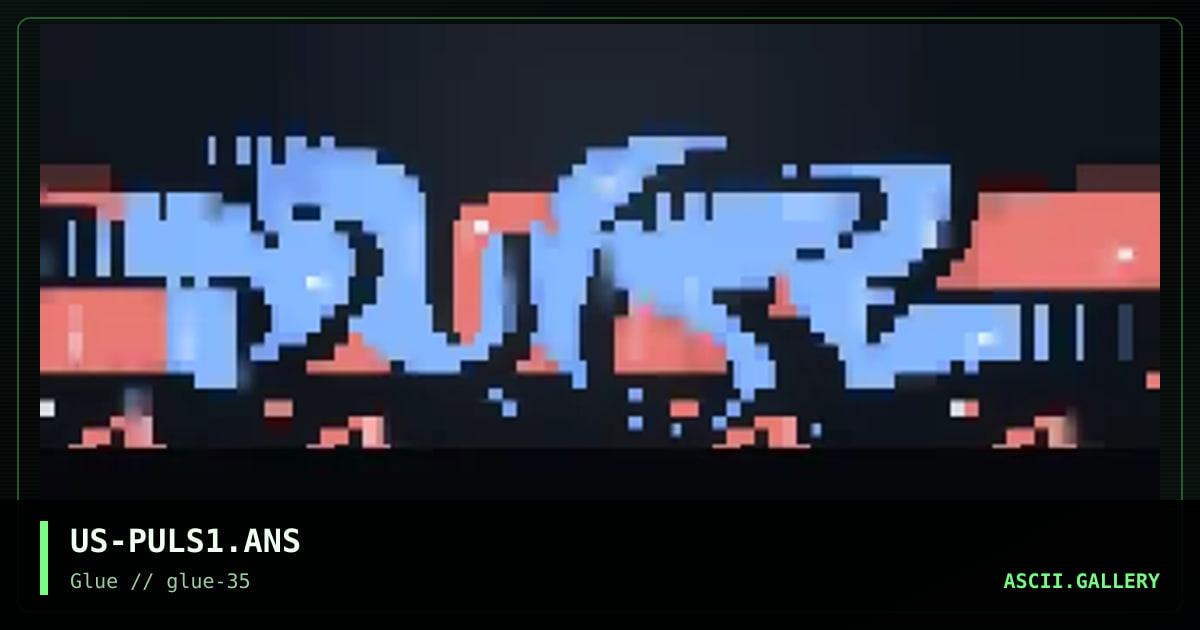 pulse BBS logo, by grymmjack, catch 22, 2001