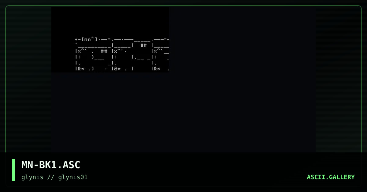 bweak! ascii!, by myrddin, 1995