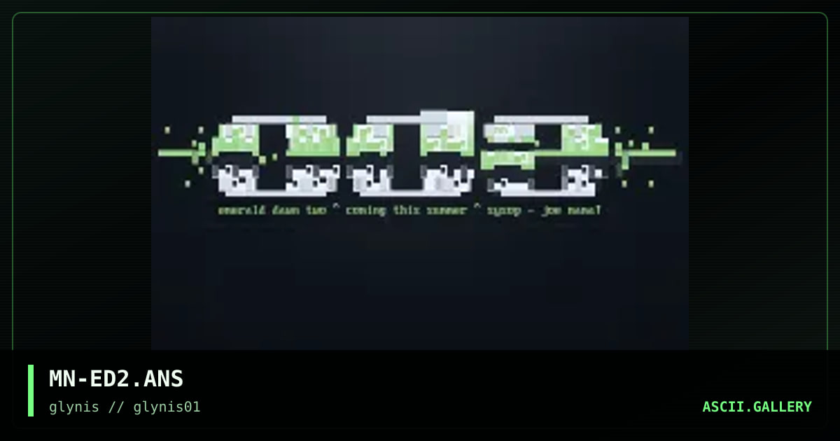 emerald dawn 2, by myrddin, 1995