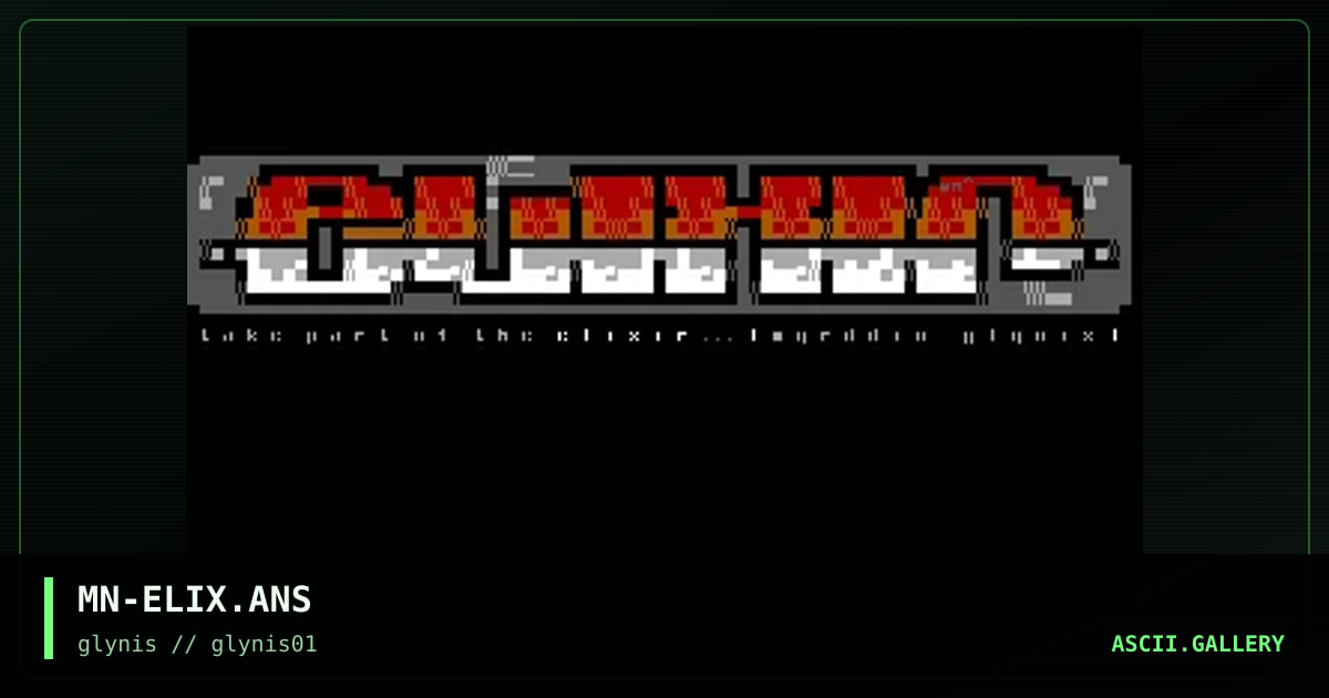 elixah!^%, by myrddin, 1995