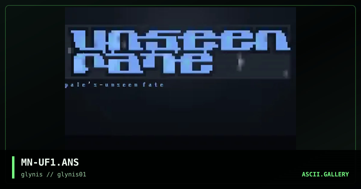 unseen fate, by myrddin, 1995