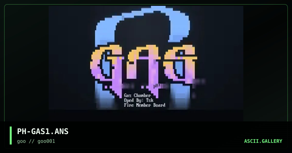 Gas Chamber, by psychoholic, 1996