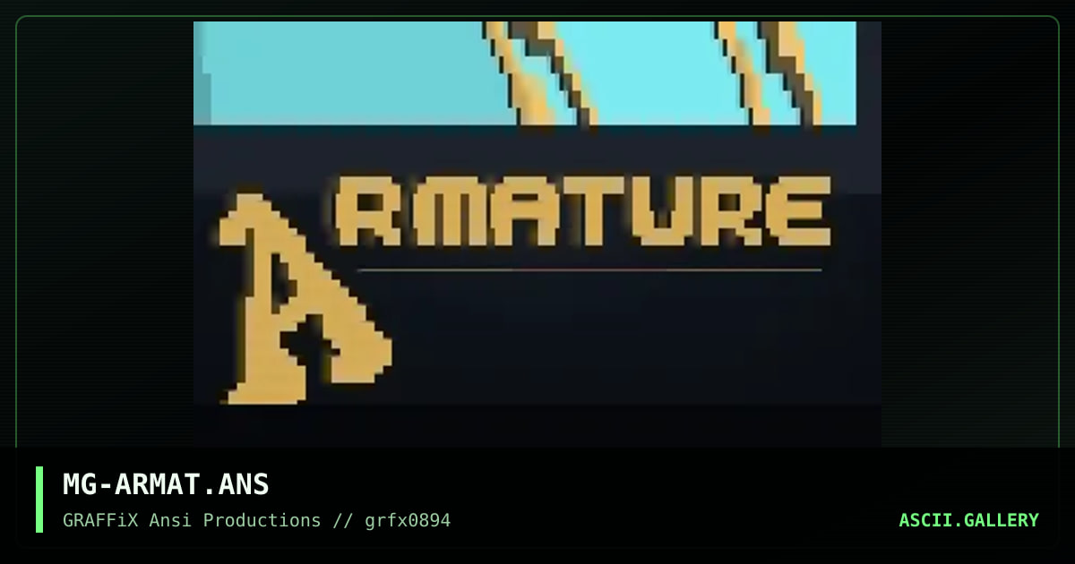 Armature, by muthergoose, 1994