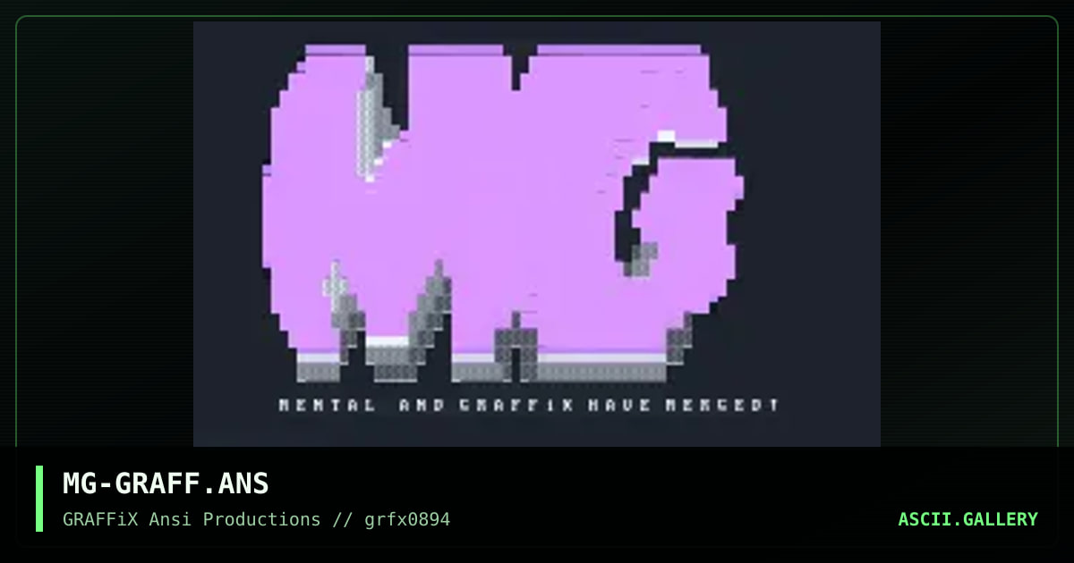 GRAFFiX, by muthergoose, 1994