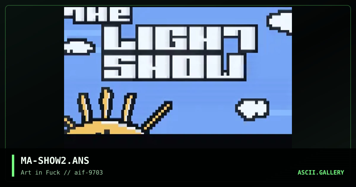 light show login, by mafesto, 1997
