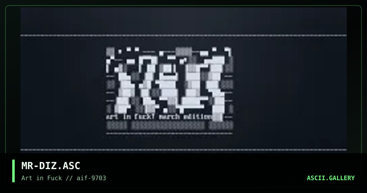 aif file_id.diz, by minotaur, 1997