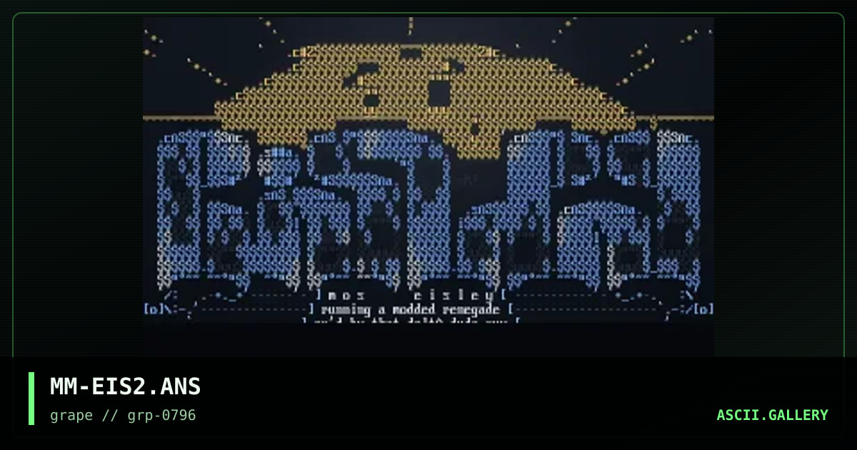 mos eisley, by mr. manson, 1996