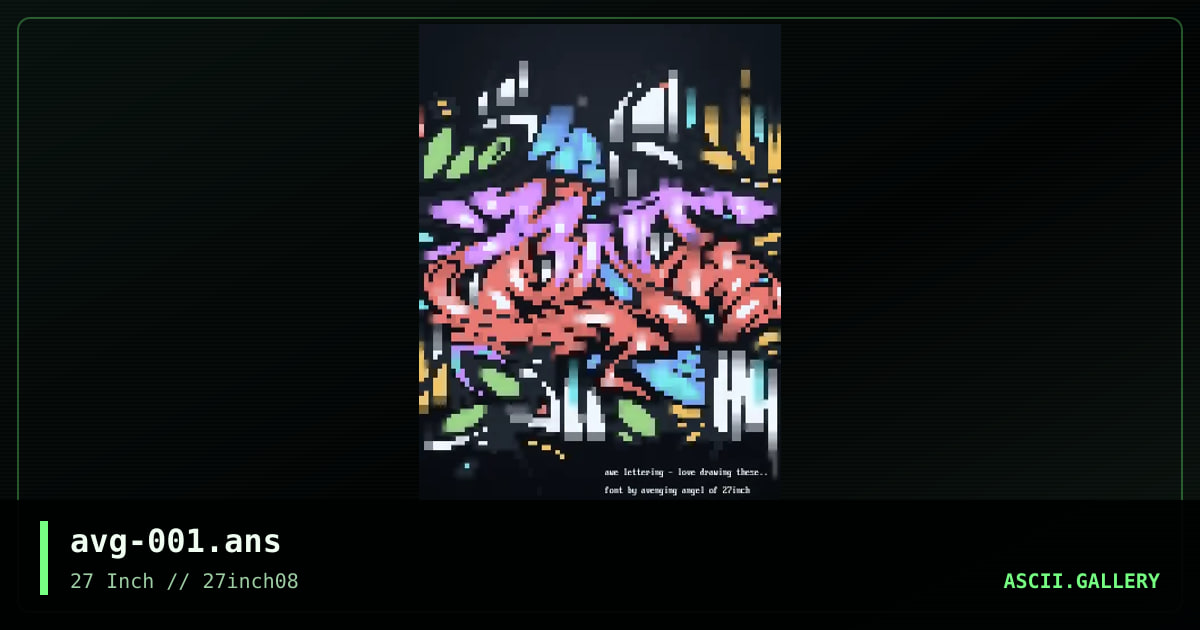 avg-001.ans, by avenging angel, 2004