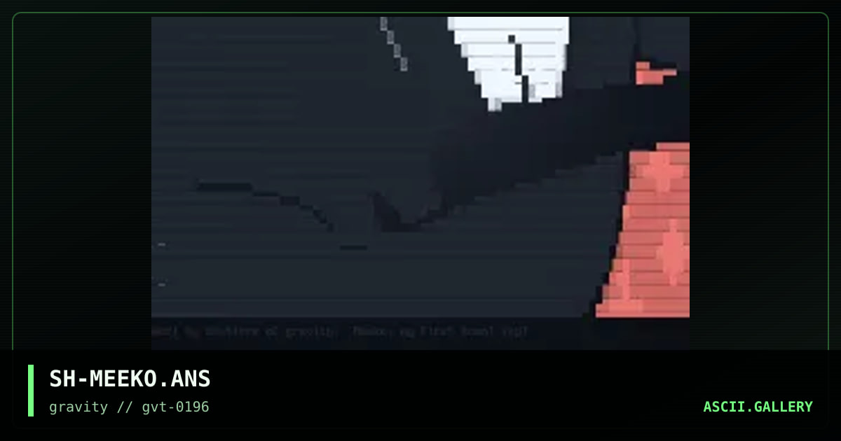 Meeko Ansi, by shatters, 1996