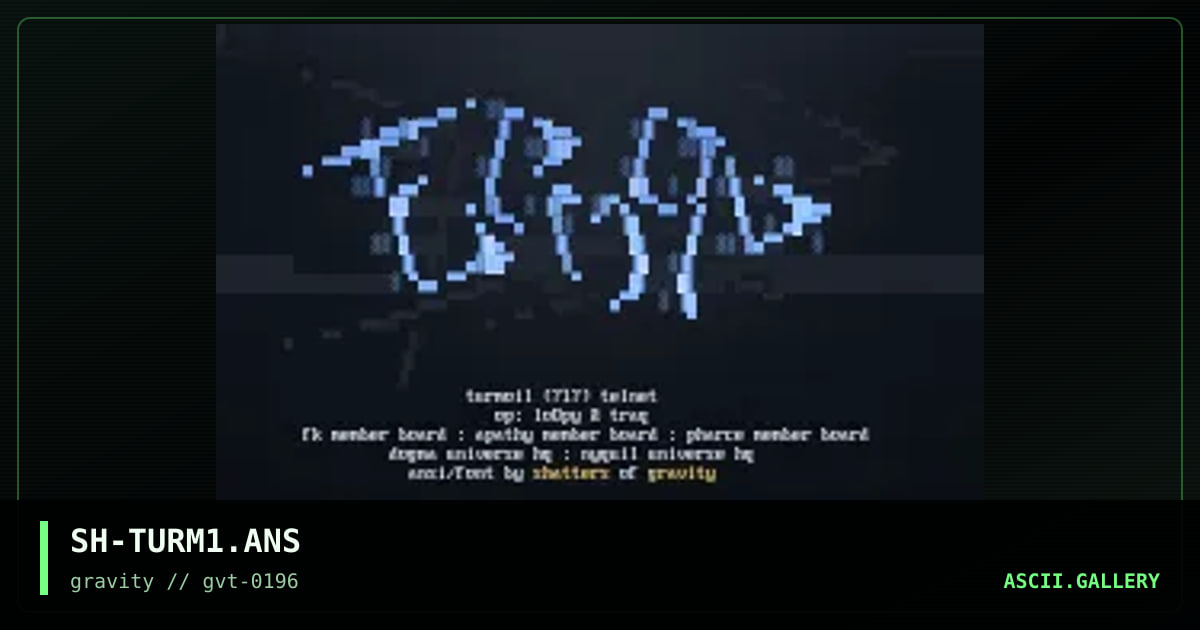 Turmoil, by shatters, 1996