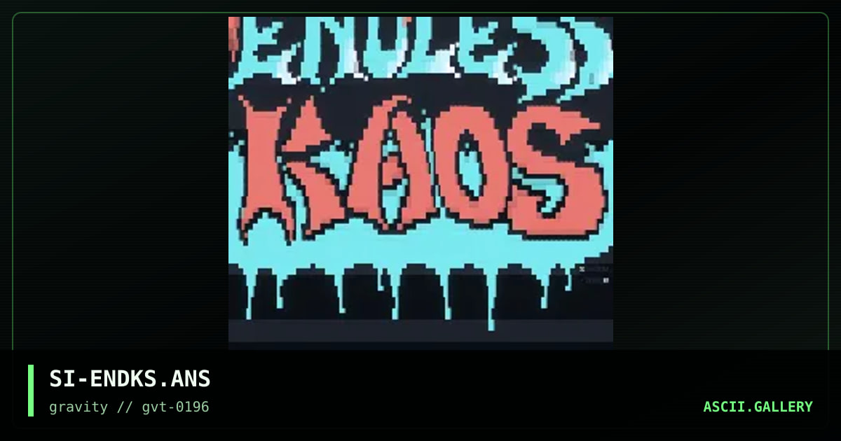 Endless Kaos!, by shadow image, 1996