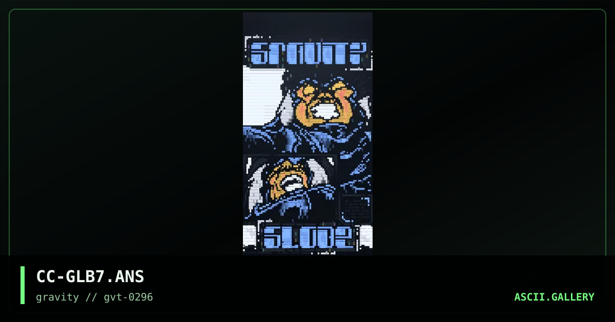 thegl0be!, by clorox cowboy, 1996