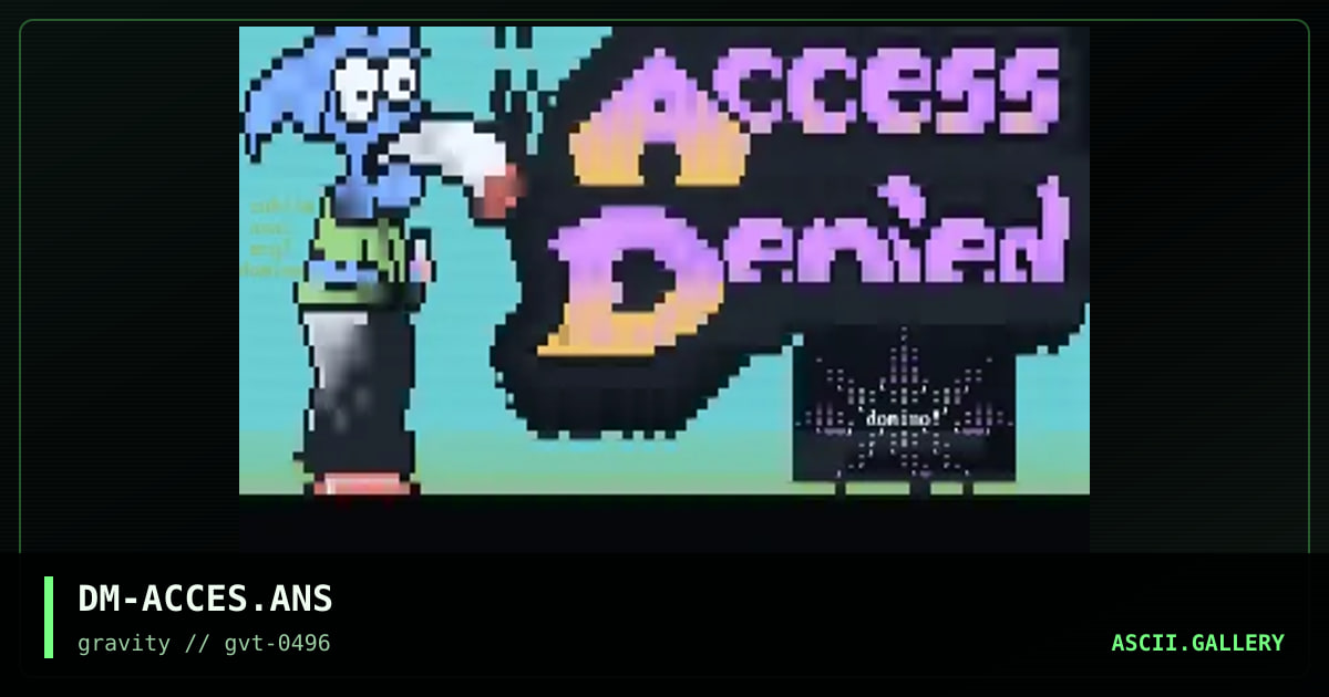 access denied, by domino, 1996
