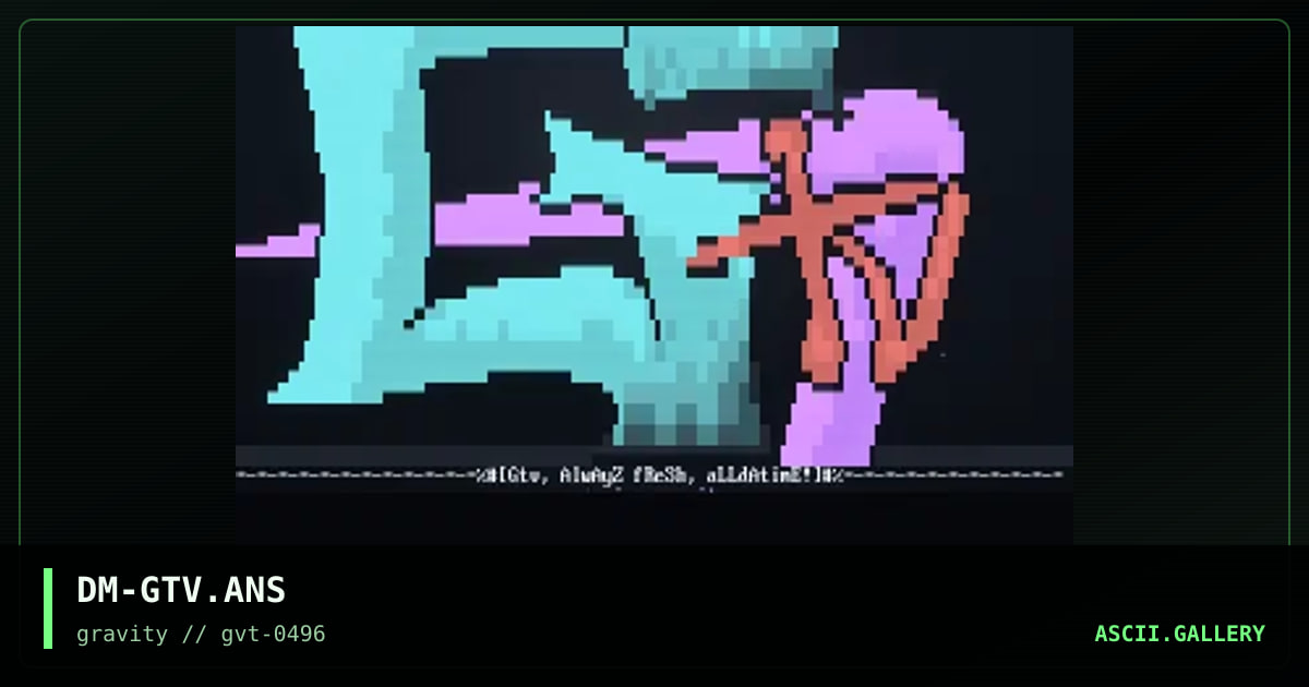 gravity tv, by domino, 1996