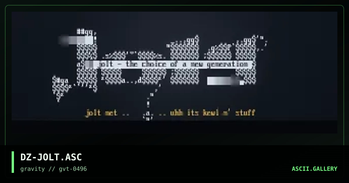 jOlt, by demize, 1996