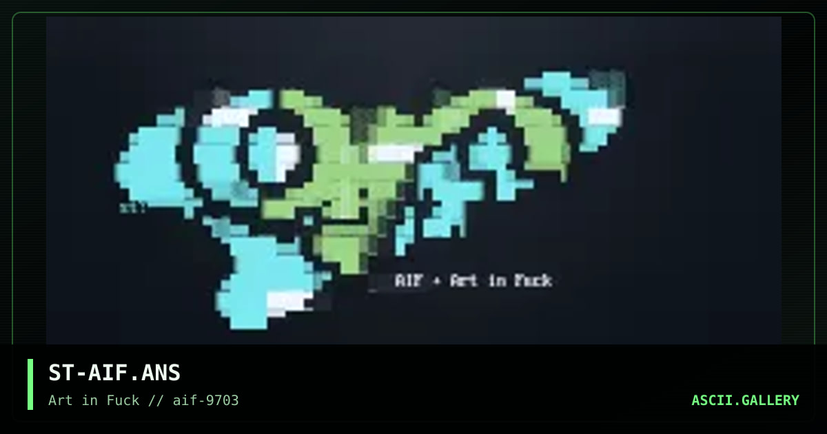 aif logo, by splat, 1997