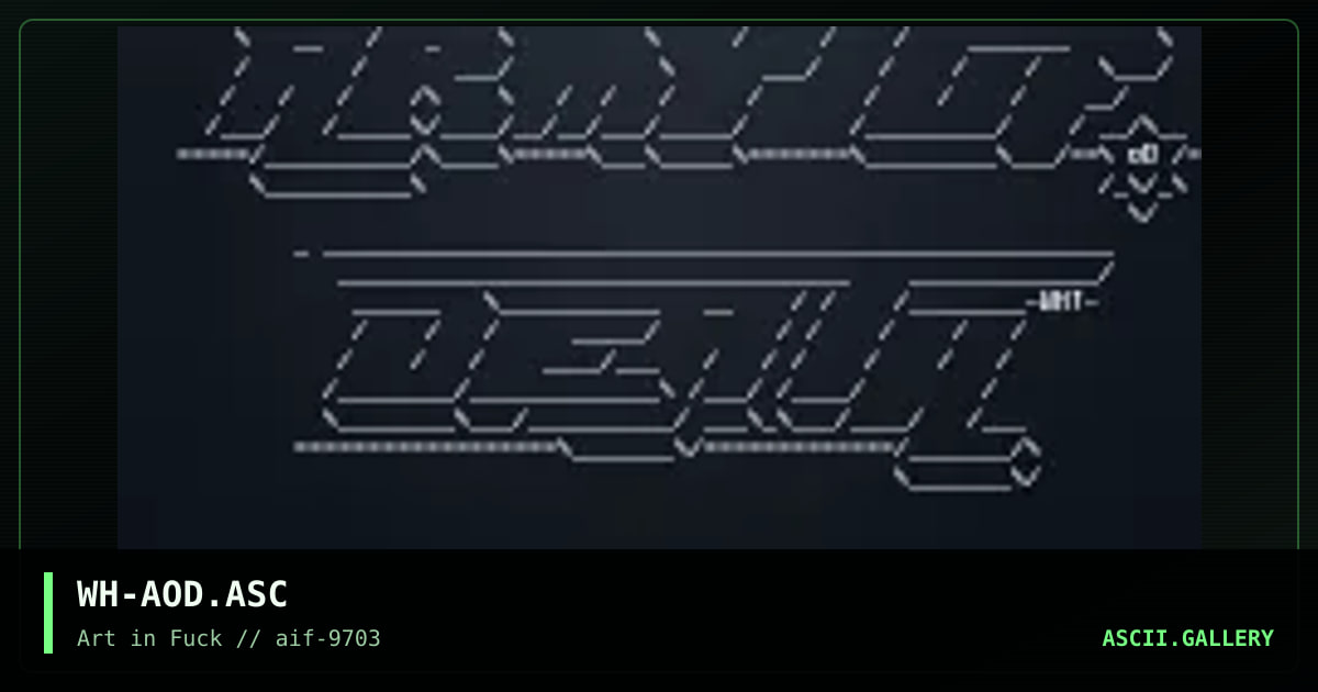 army of devil, by warhawk, 1997