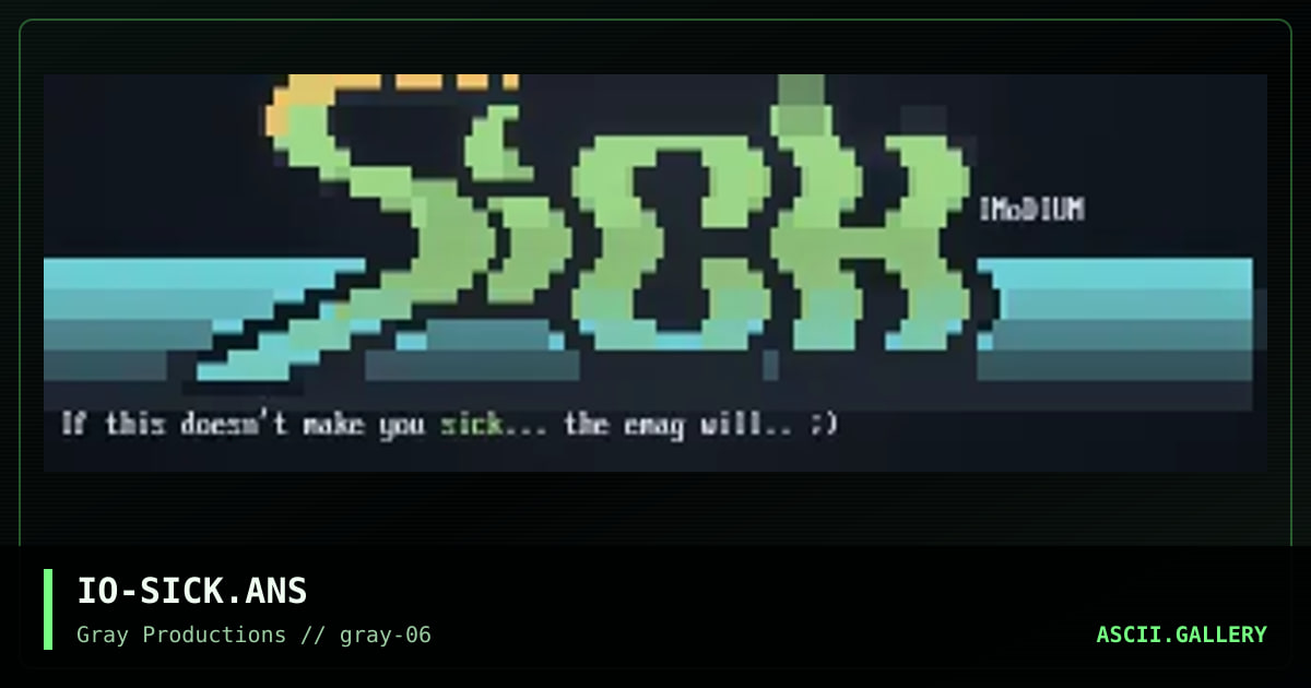 IO-SICK.ANS, by imodium, 1998