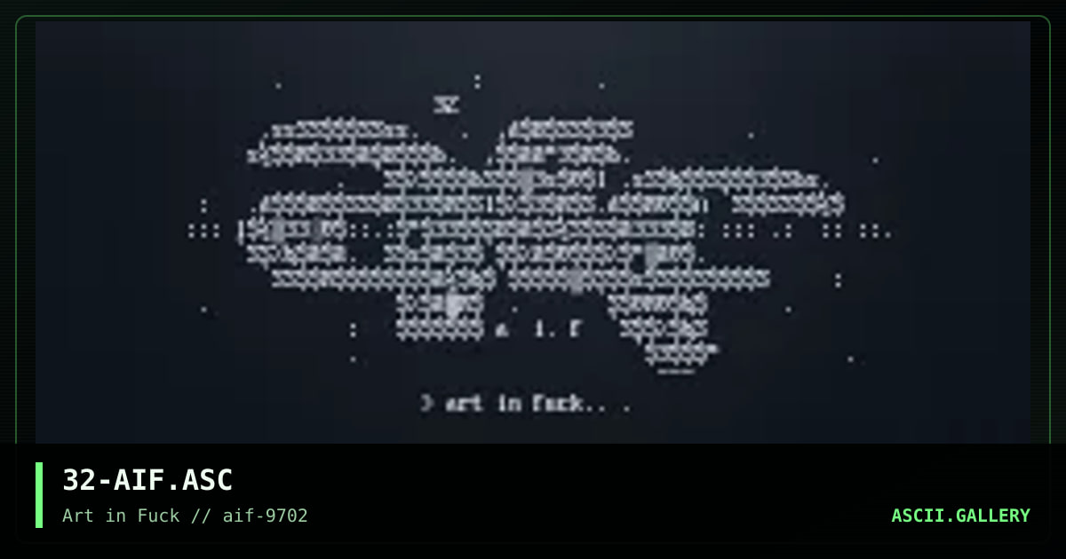 aif promotional, by ezy, 1997