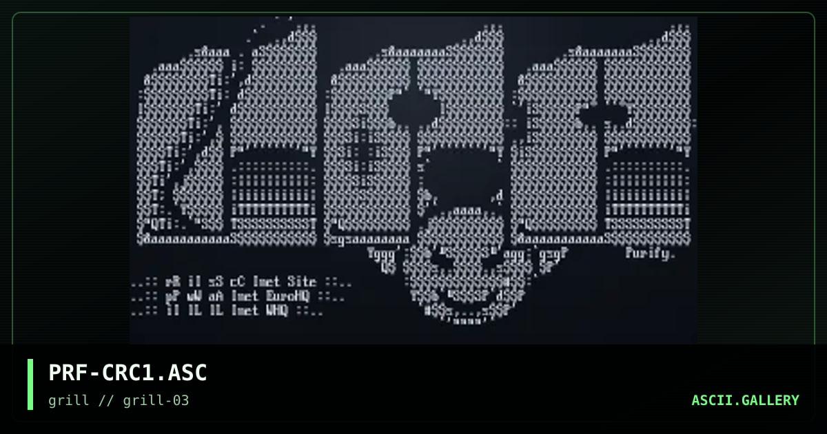 PRF-CRC1.ASC, by purify, 1996