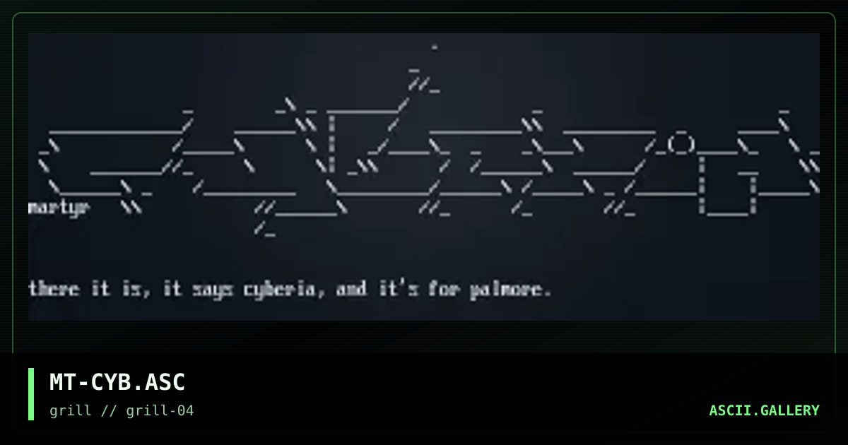 MT-CYB.ASC, by martyr, 1998