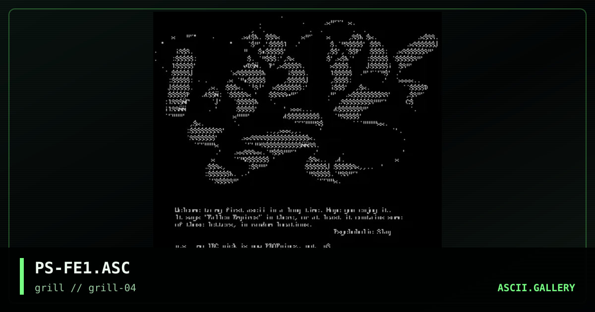 PS-FE1.ASC, by psychoholic slag, 1998