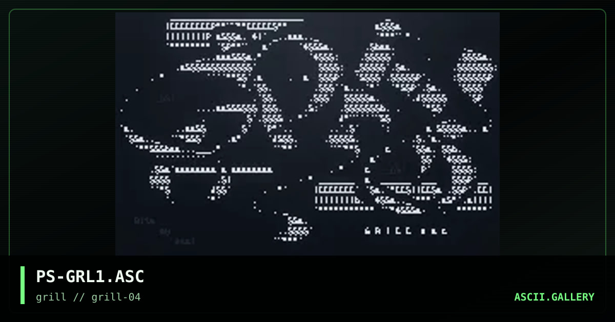 PS-GRL1.ASC, by psychoholic slag, 1998