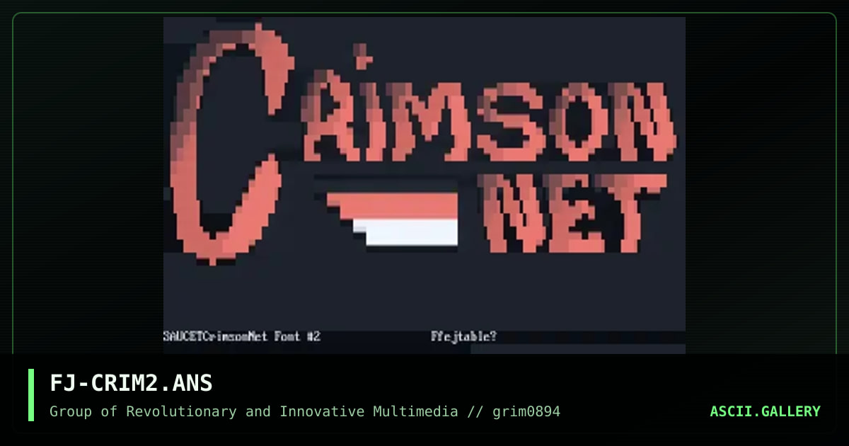 FJ-CRIM2.ANS, by ffejtable, 1994