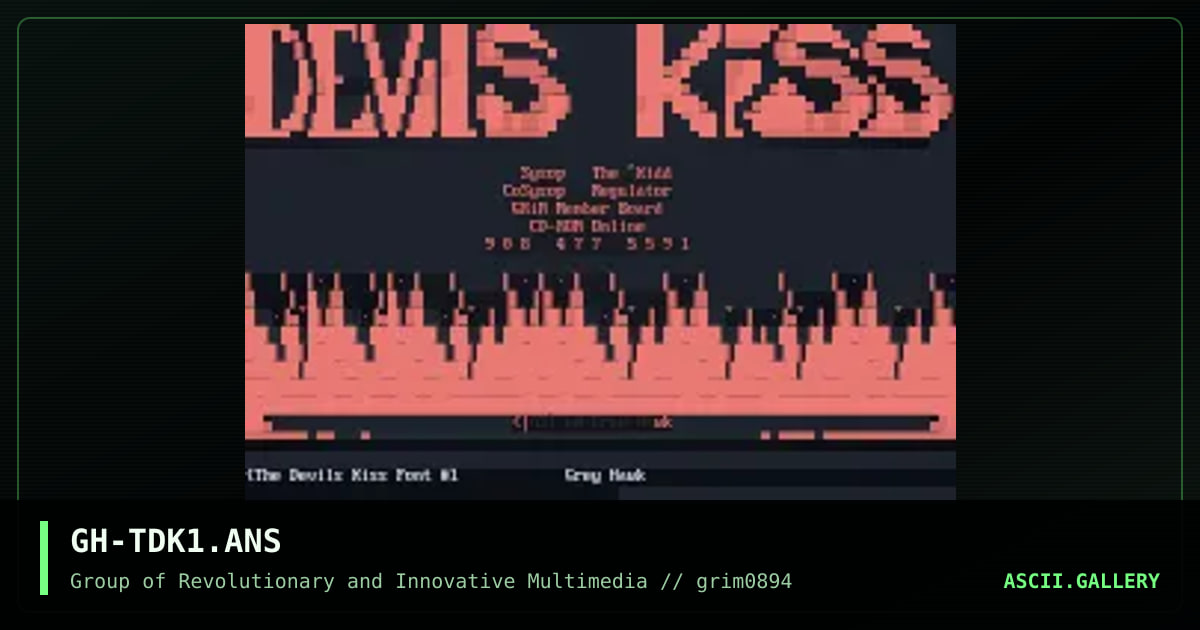 GH-TDK1.ANS, by grey hawk, 1994