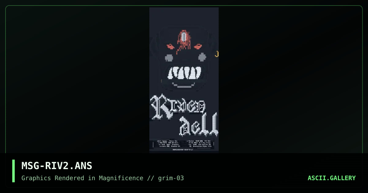 MSG-RIV2.ANS, by manslaughter, 1992