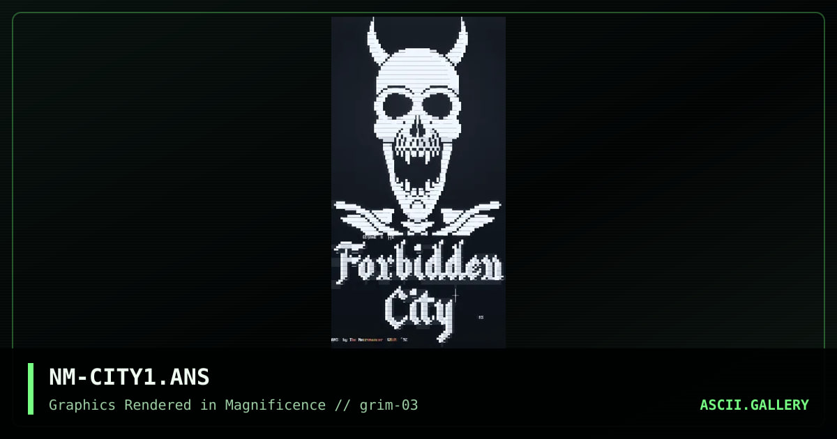 NM-CITY1.ANS, by the necromancer, 1992