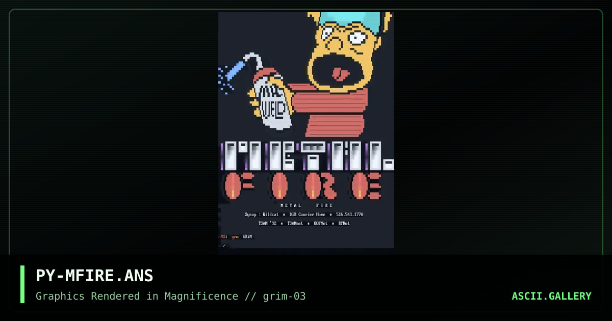 PY-MFIRE.ANS, by pyro, 1992