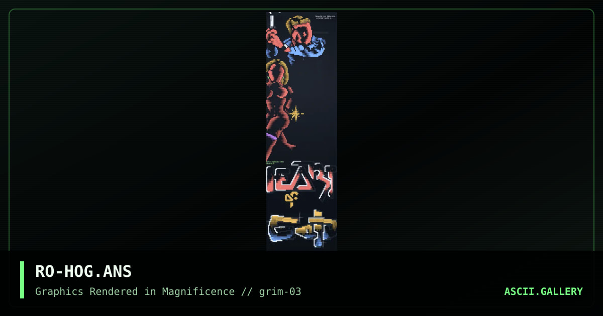 RO-HOG.ANS, by repete ophender, 1992