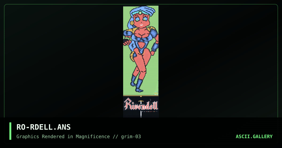 RO-RDELL.ANS, by repete ophender, 1992