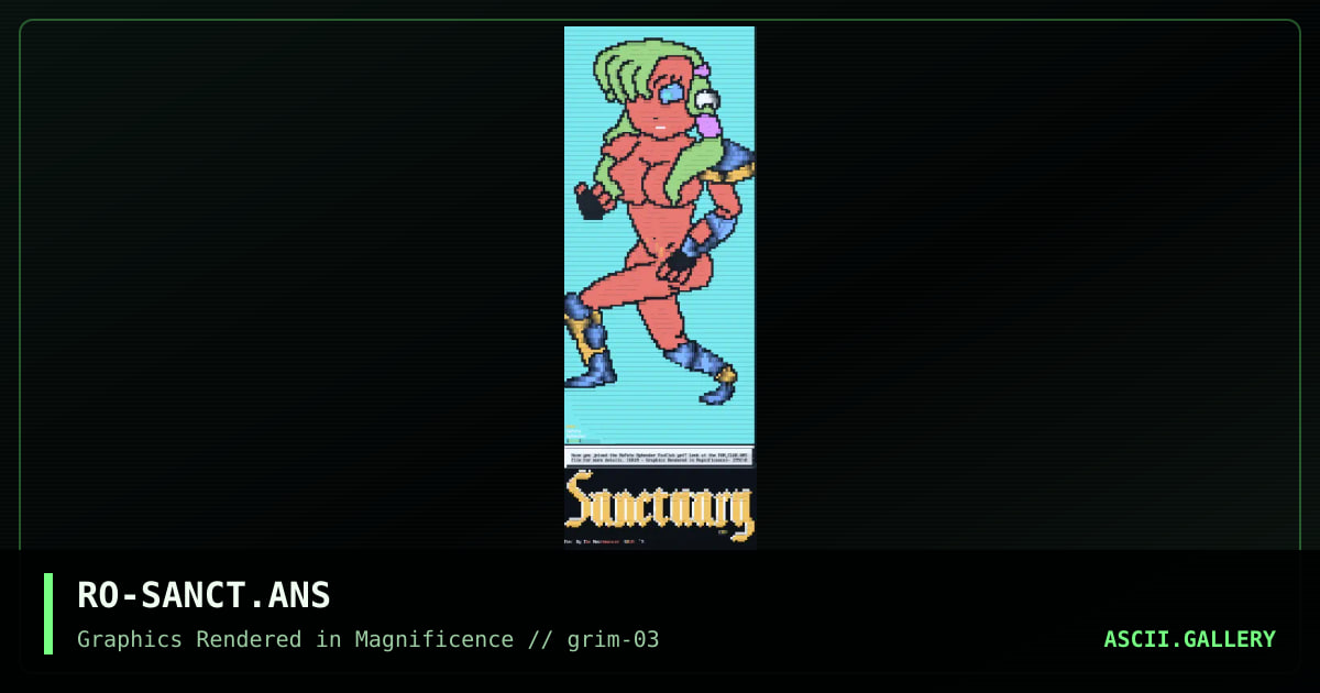 RO-SANCT.ANS, by repete ophender, 1992