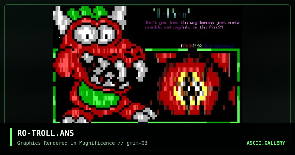 RO-TROLL.ANS, by radioisotope, 1992