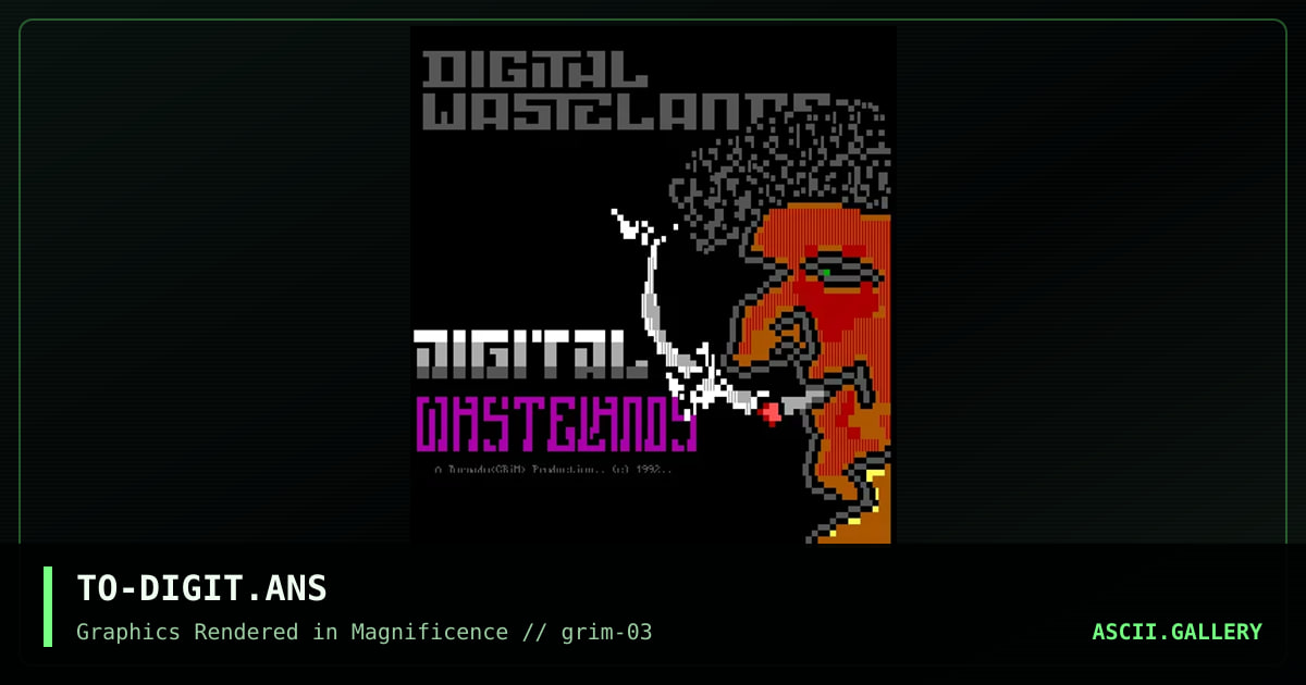 TO-DIGIT.ANS, by tornado, 1992
