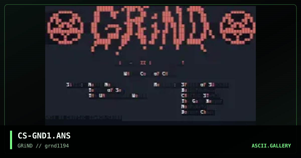 CS-GND1.ANS, by cryptic stench, 1994