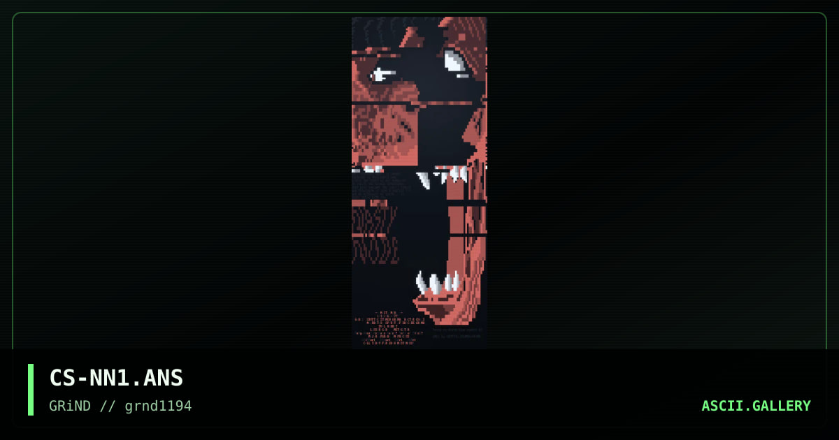 CS-NN1.ANS, by cryptic stench, 1994