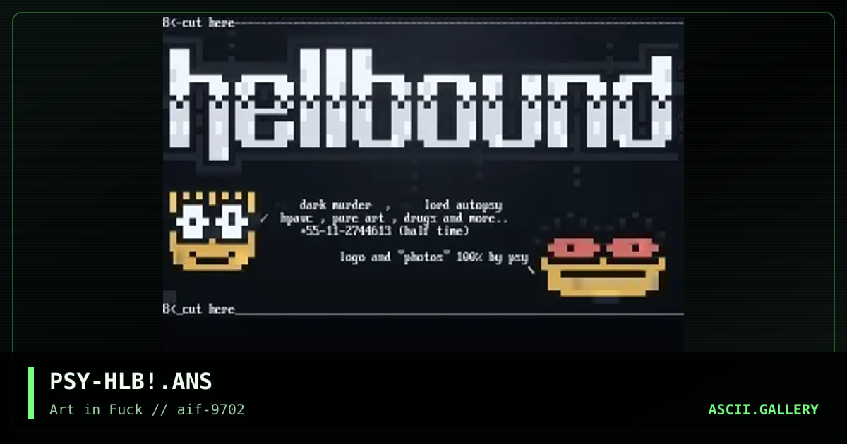 hellbound logo, by lord autopsy, 1997